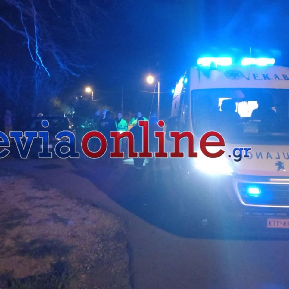 Στο σημείο έσπευσε ασθενοφόρο του ΕΚΑΒ, που μετέφερε τον ηλικιωμένο στο νοσοκομείο Χαλκίδας