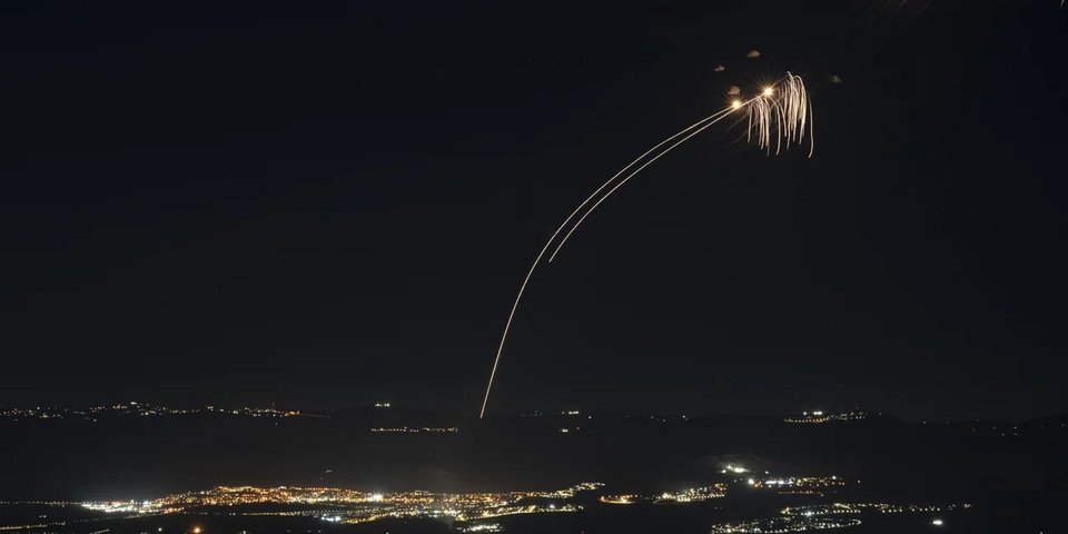 Το Iron Dome αποκρούει πυραυλική επίθεση / Φωτογραφία AP