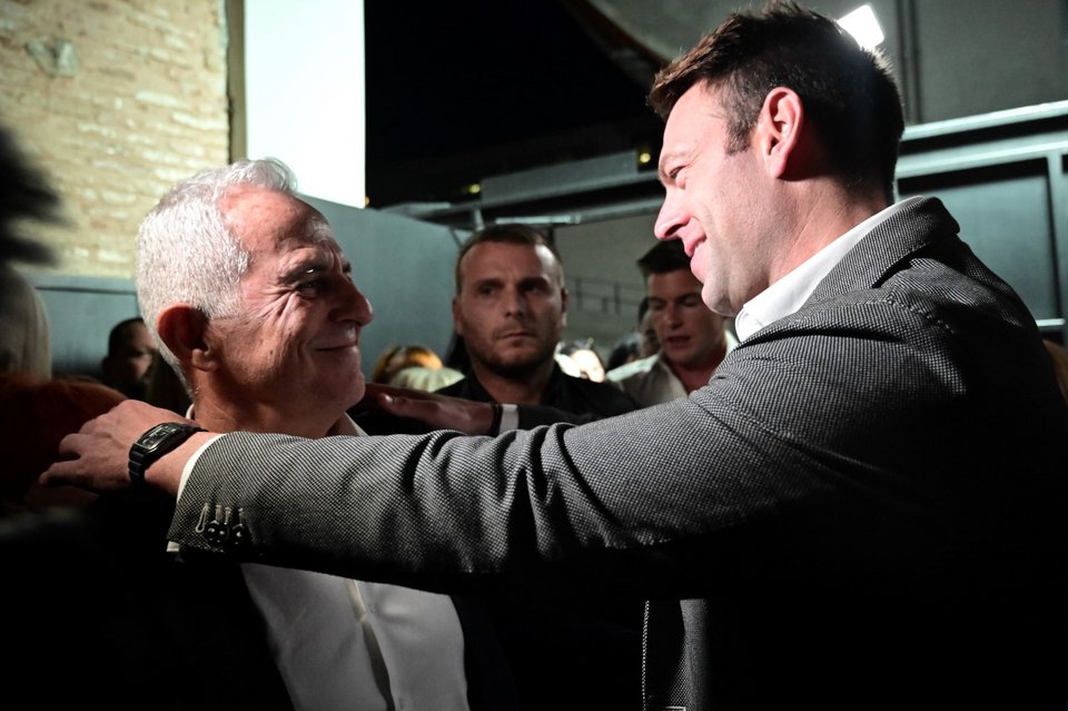 Στέφανος Κασσελάκης και Ευάγγελος Αποστολάκης