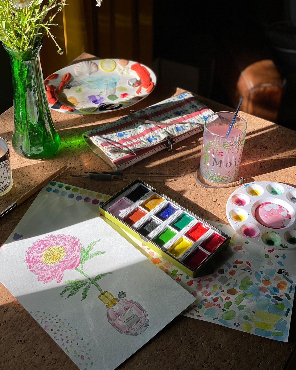 Οι νερομπογιές και τα σκίτσα του Μarin Μontagut / Φωτογραφία: marinmontagut/Instagram