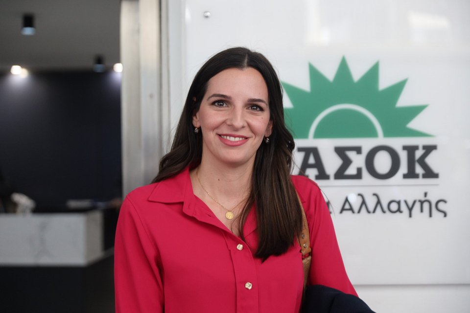 Η αναπληρώτρια εκπρόσωπος του ΠΑΣΟΚ Όλγα Μαρκογιαννάκη