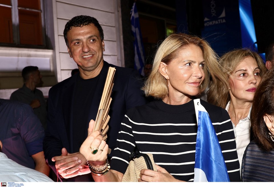 Βασίλης Κικίλιας και Τζένη Μπαλατσινού / Φωτογραφία: Intimenews