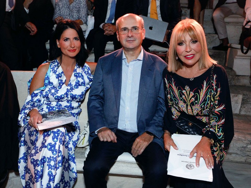 Πόπη Καλαϊτζή, Κωστής Χατζηδάκης, Δέσποινα Πορτοκάλη (Επικεφαλής της Οργάνωσης)