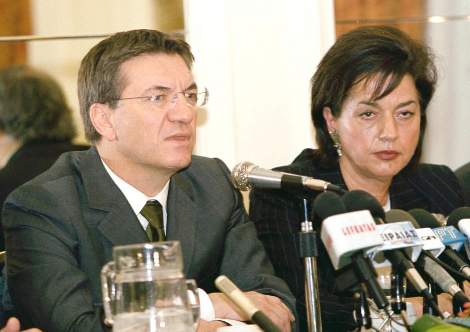 Πέτρος Ευθυμίου και Βάσω Παπανδρέου 