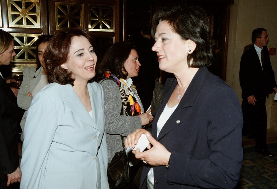 Βάσω Παπανδρέου και Μαρία Δαμανάκη