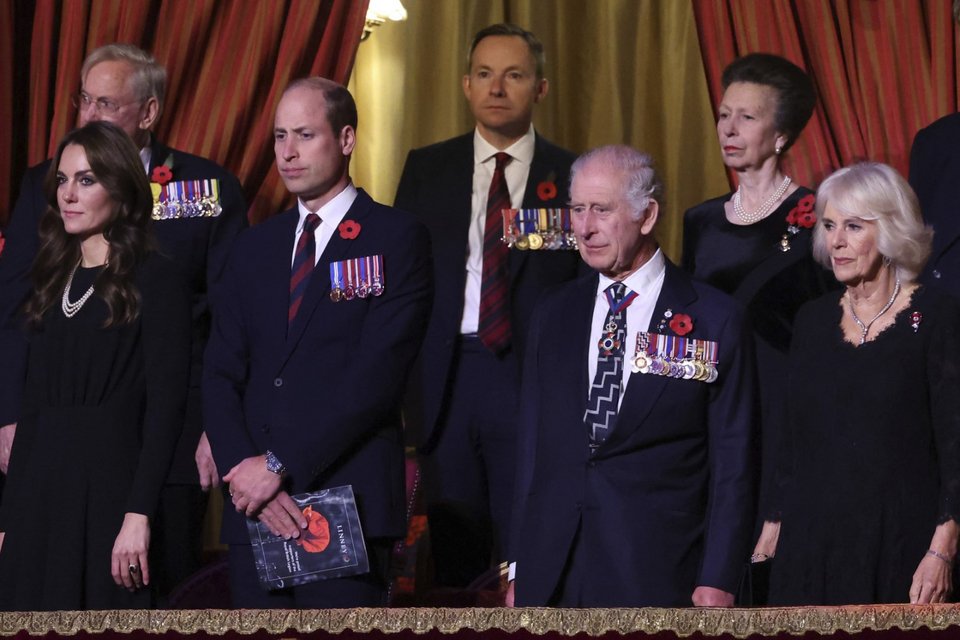 Η βασιλική οικογένεια της Αγγλίας στο Royal Albert Hall