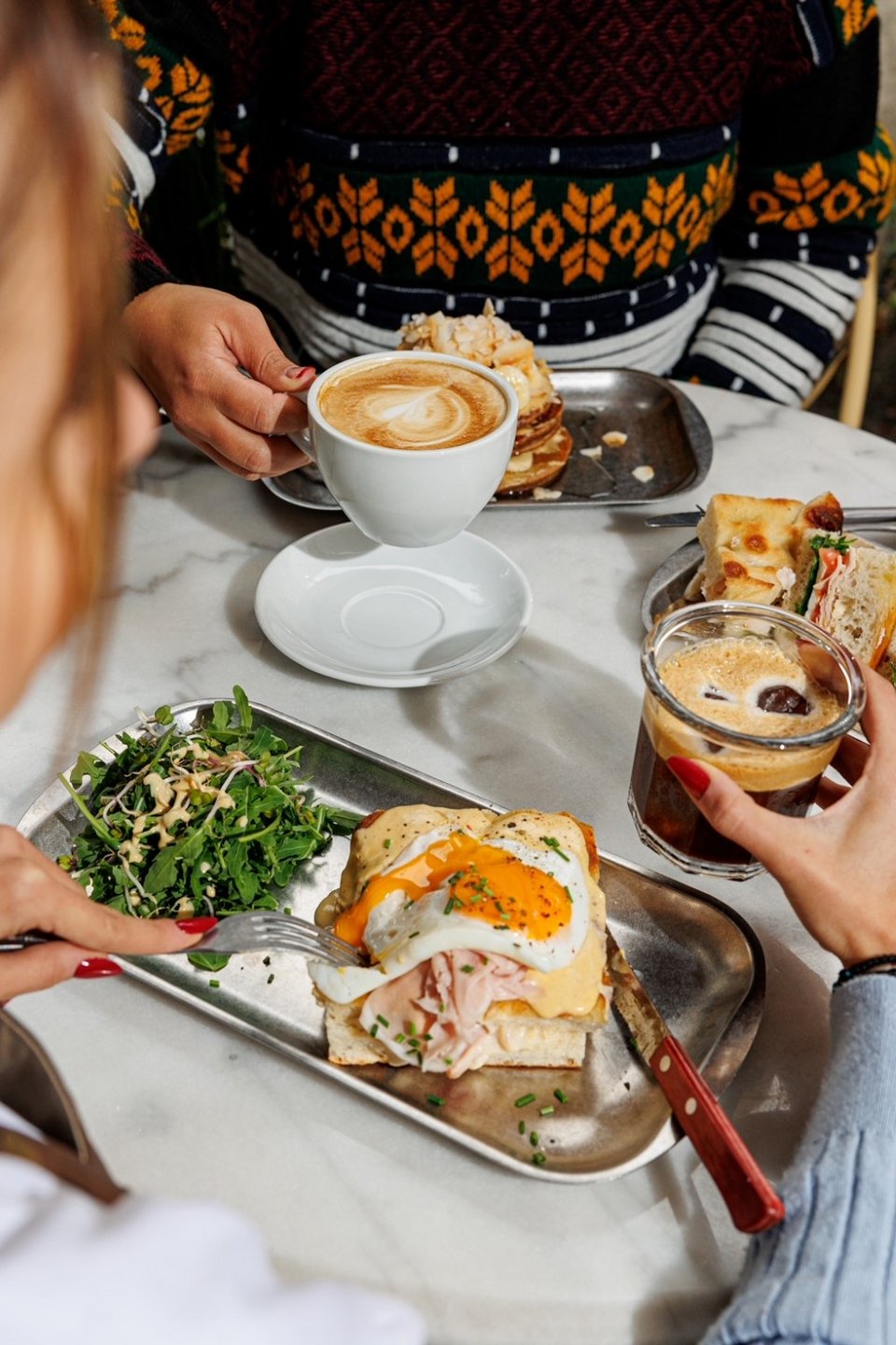 Το λαχταριστό croque madame με φοκάτσια 