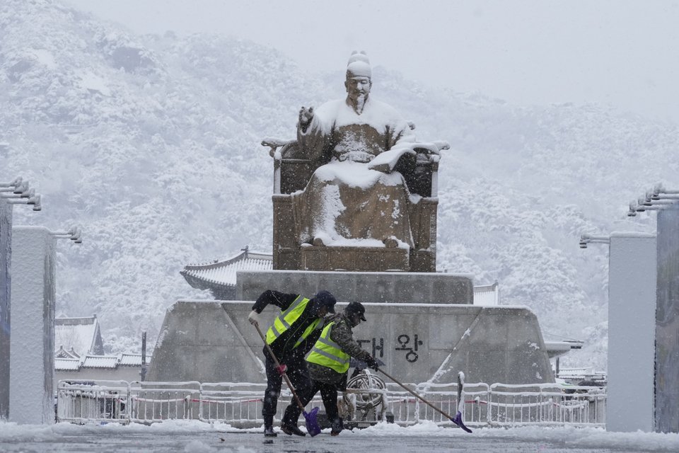 Ρεκόρ χιονόπτωσης στη Σεούλ / apimages