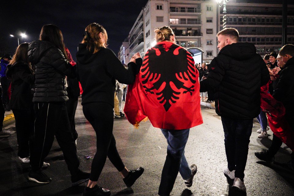 Αλβανοί στο Σύνταγμα