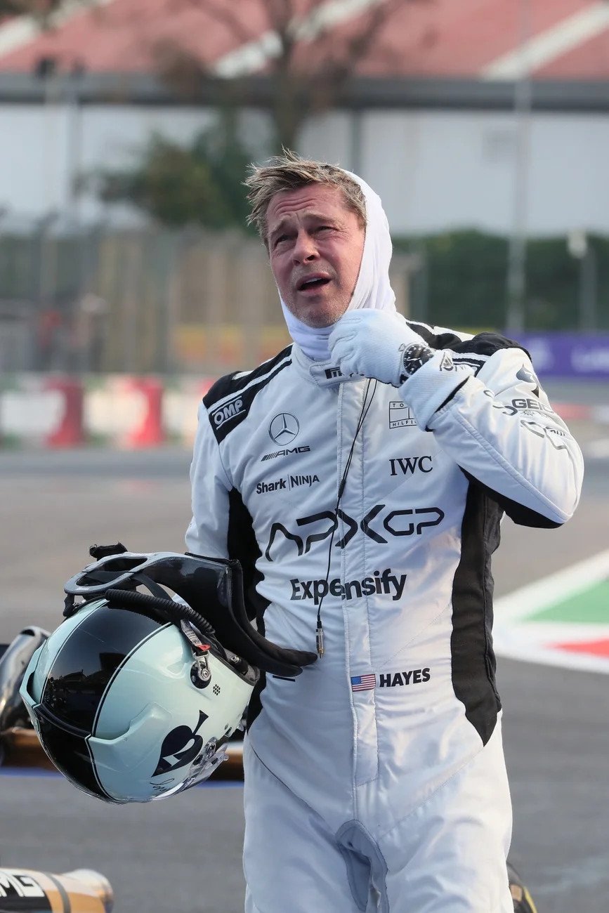 Ο Μπραντ Πιτ στο Grand Prix του Μεξικού