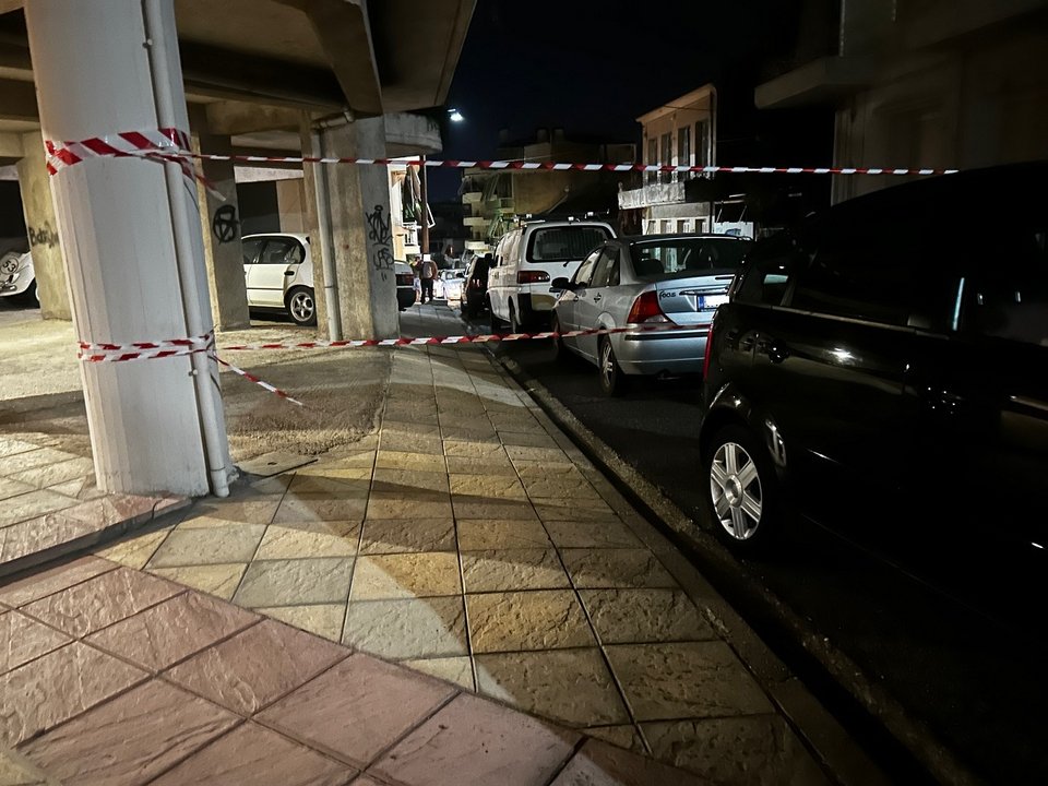 Το σημείο που δολοφονήθηκε η 43χρονη / Φωτογραφία: agrinionews