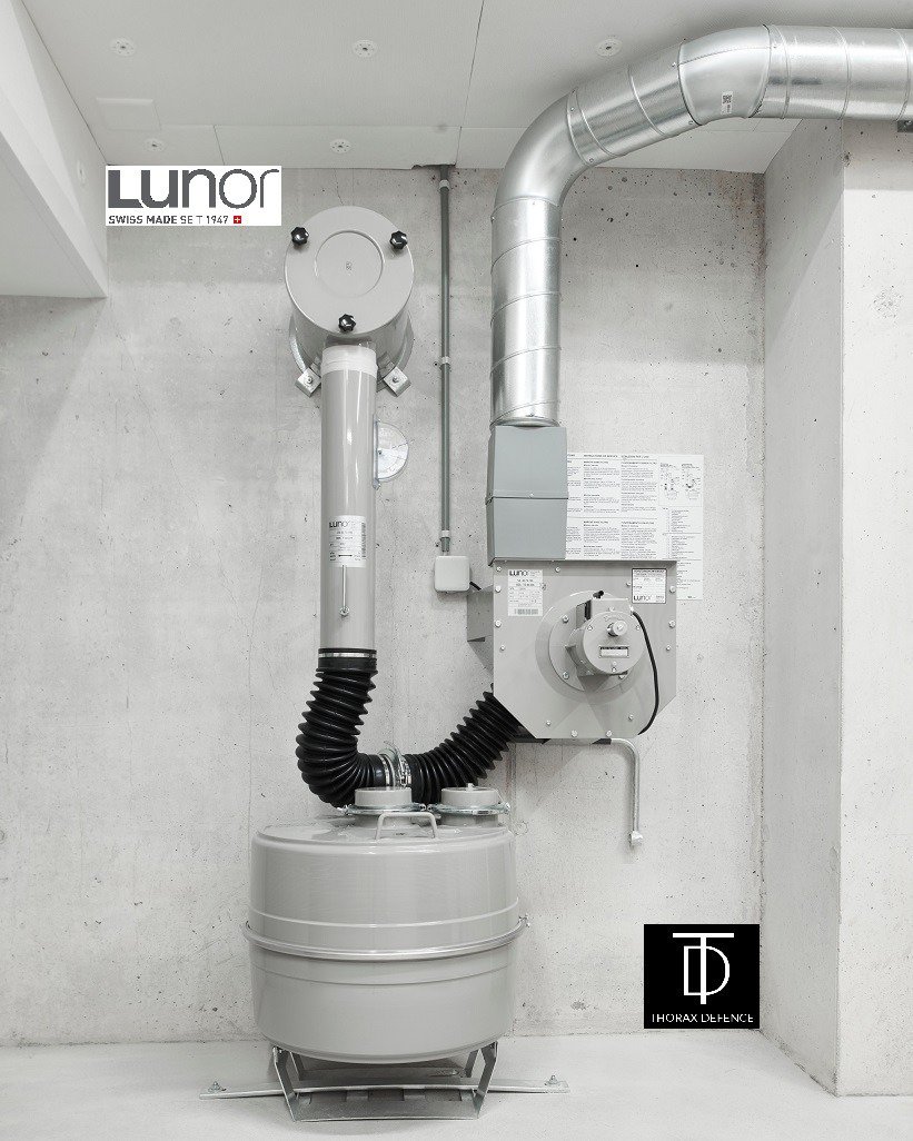 Το ειδικό σύστημα εξαερισμού που τοποθετείται σε καταφύγιο