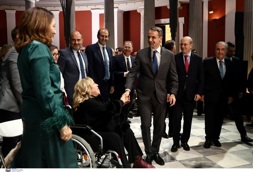 Ο Κυριάκος Μητσοτάκης στην εκδήλωση της ΑΑΔΕ και του υπουργείου Εθνικής Οικονομίας / Φωτογραφία: Intimenews/ΛΙΑΚΟΣ ΓΙΑΝΝΗΣ