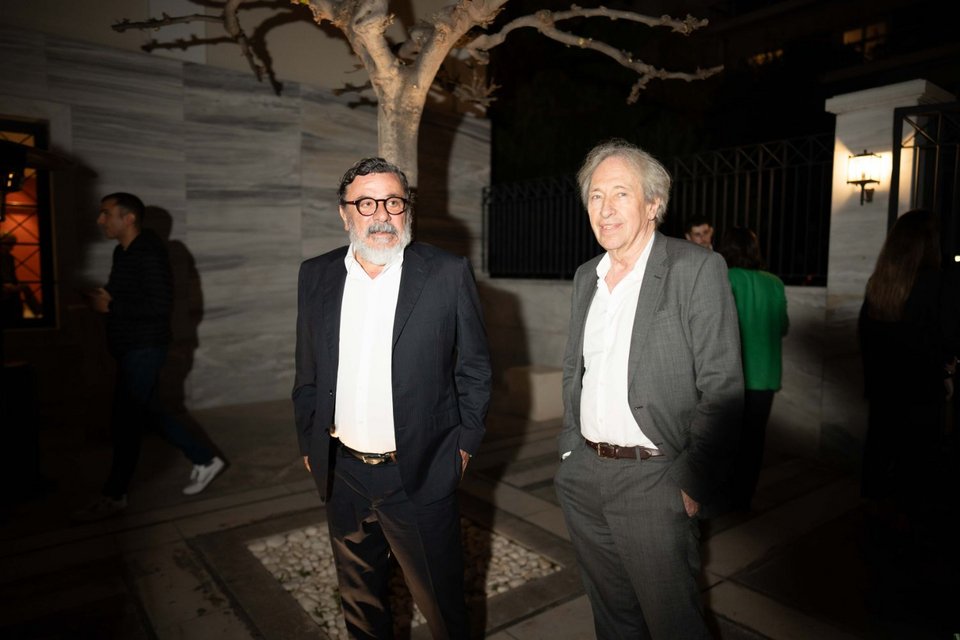 Ο Χρήστος Ράπτης με τον Πασκάλ Μπρικνέρ