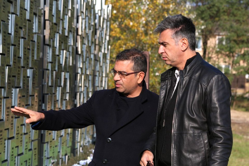 Ο βουλευτής Γιώργος Σταμάτης μαζί με τον ΓΓ Διεθνών Οικονομικών Σχέσεων και Εξωστρέφειας του ΥΠ.ΕΞ Δημήτρη Σκάλκο