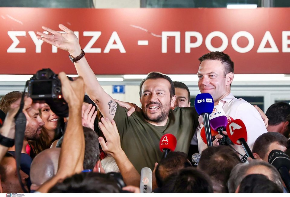 Όταν ο Νίκος Παππάς στήριζε τον Στέφανο Κασσελάκη / Φωτογραφία INTIME