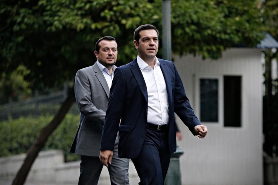 Ο Νίκος Παππάς και ο πρώην πρόεδρος του ΣΥΡΙΖΑ, Αλέξης Τσίπρας
