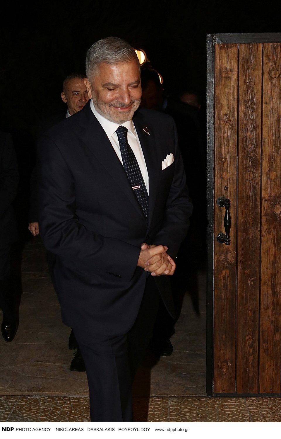 Ο Γιώργος Πατούλης χαμογελαστός / Φωτογραφία: NDP PHOTO