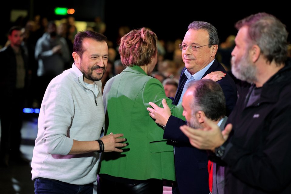 Ν. Παππάς, Όλγα Γεροβασίλη, Σωκράτης Φάμελλος -Φωτογραφία: Eurokinissi/ΓΙΩΡΓΟΣ ΚΟΝΤΑΡΙΝΗΣ