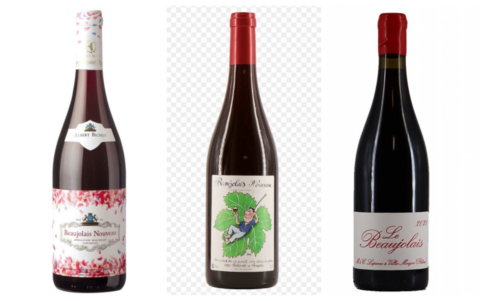 Albert Bichot - Beaujolais Nouveau, Chateau Cambon - Beaujolais Nouveau, Marcel Lapierre - Beaujolais Village