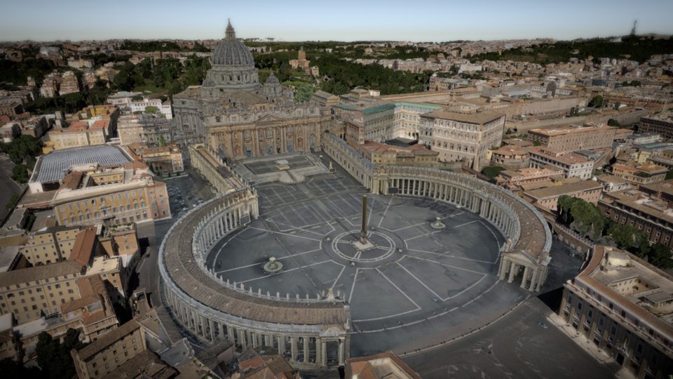 Πανοραμική εικόνα AI, από το σκανάρισμα στη Βασιλική του Αγίου Πέτρου