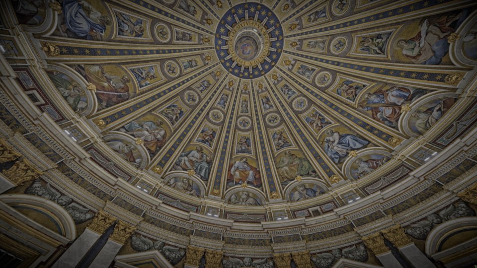 Ο τρούλος της Βασιλικής /ΑΙ φωτογραφία