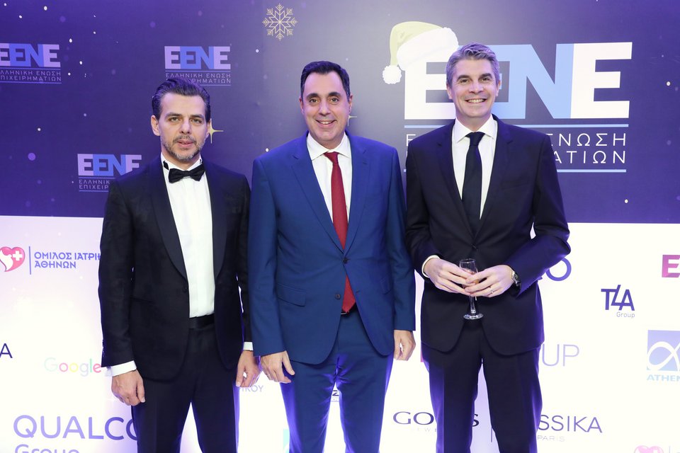 Από αριστερά: Βασίλης Αποστολόπουλος, Γιάννης Σμυρλής, Αλέξανδρος Αγγελόπουλος 