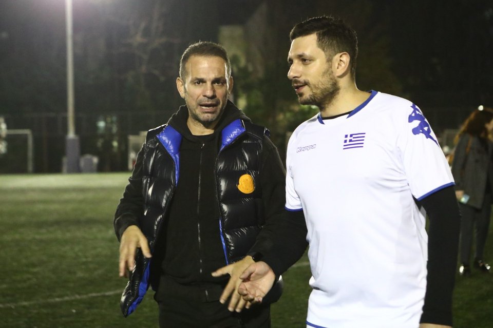 Στιγμιότυπο από τον αγώνα για φιλανθρωπικό σκοπό / Eurokinissi