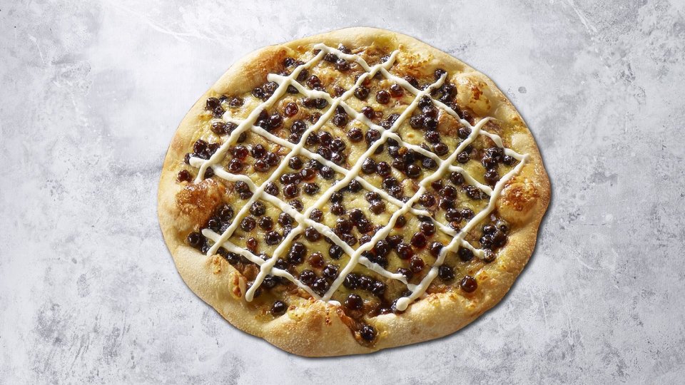 Πίτσα από ταπιόκα, γάλα και τσάι / Pizza Hut Taiwan