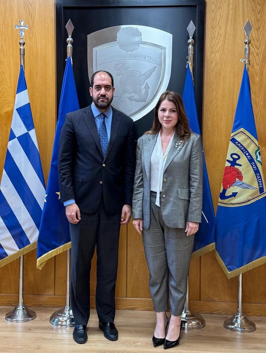 Η υφυπουργός Κοινωνικής Συνοχής Κατερίνα Παπακώστα και ο υφυπουργός Εθνικής Άμυνας Ιωάννης Κεφαλογιάννης / Γρ. Τύπου υπουργείου Κοινωνικής Συνοχής και Οικογένειας