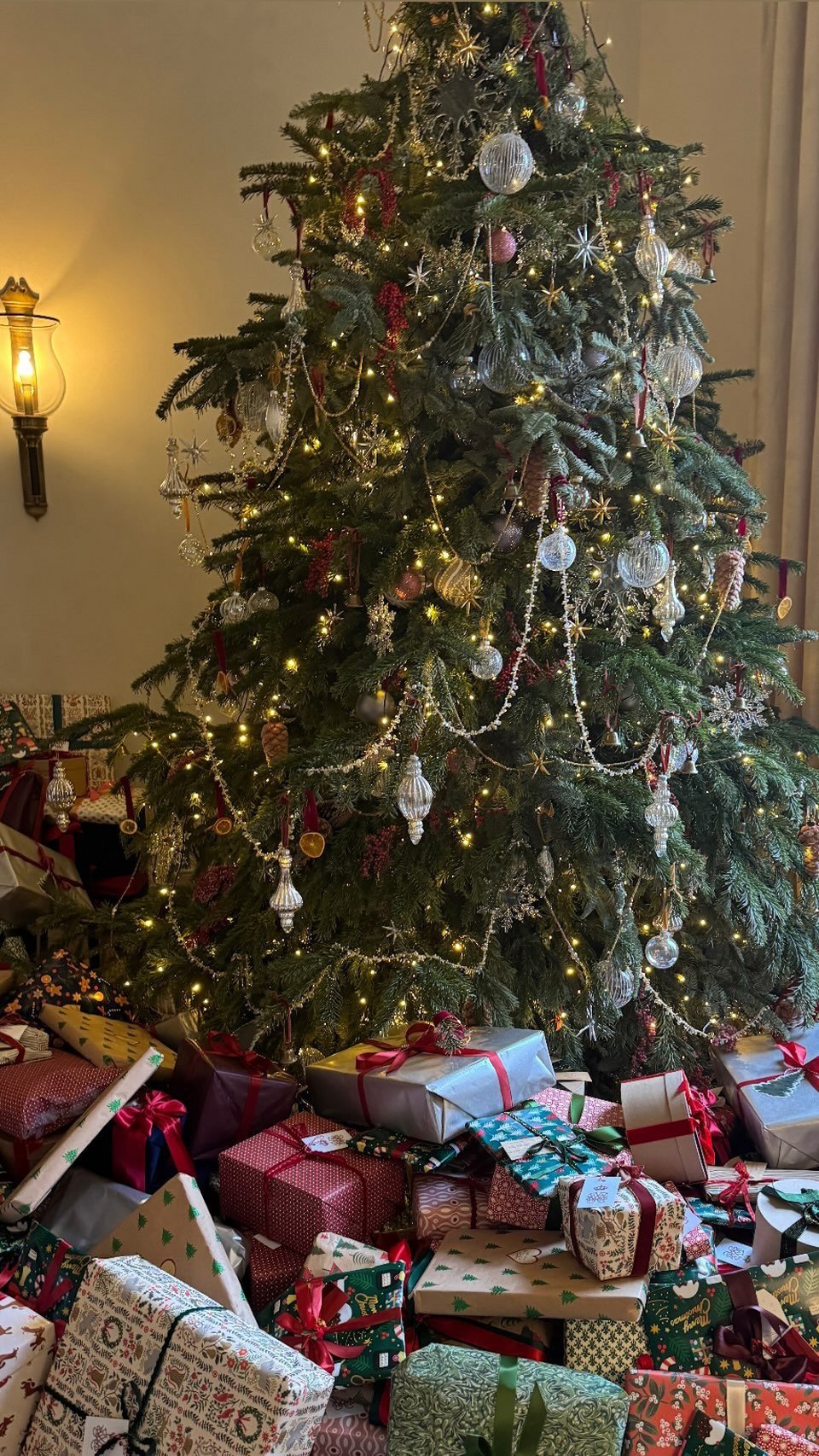 Το χριστουγεννιάτικο δέντρο με τα δώρα για όλα τα μέλη της οικογένειας