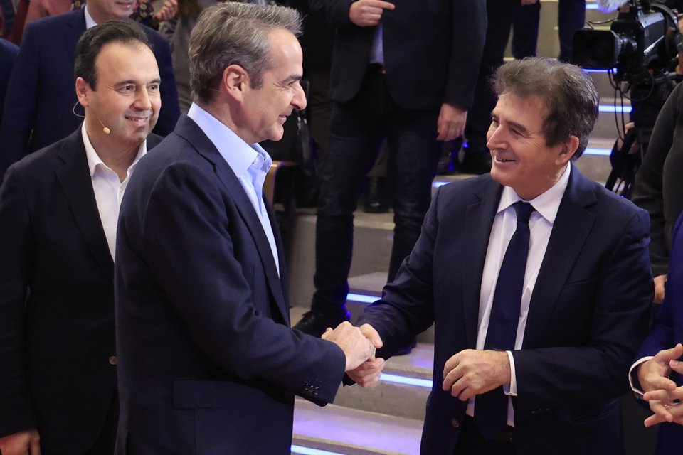 Κυριάκος Μητσοτάκης και Μιχάλης Χρυσοχοΐδης