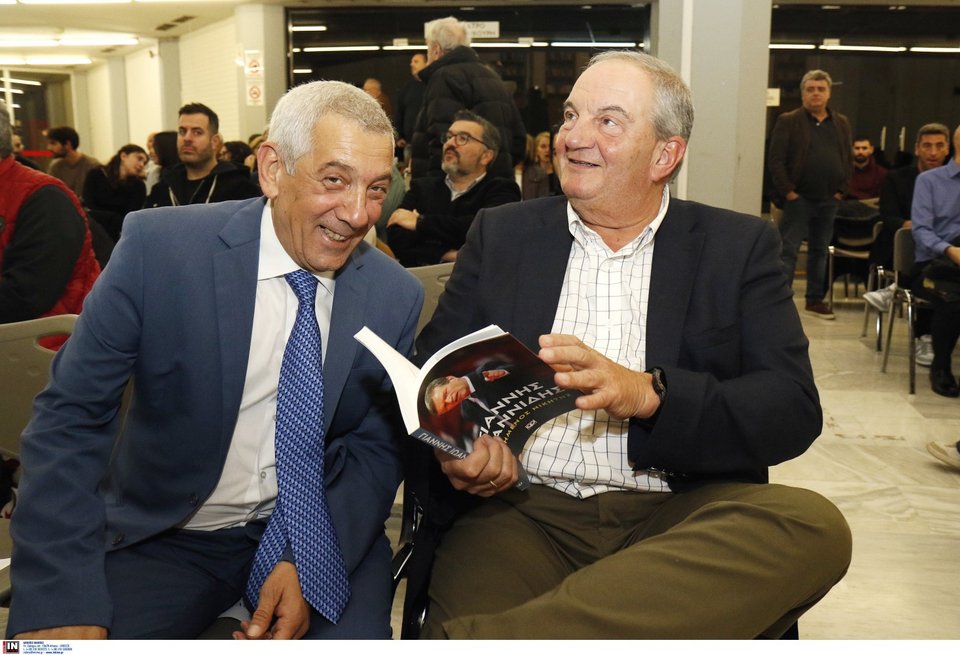 Ο Κώστας Καραμανλής με τον Βασίλη Σκουντή / Φωτογραφία: Intimenews/ΚΑΡΑΤΖΑΣ ΚΩΣΤΑΣ 