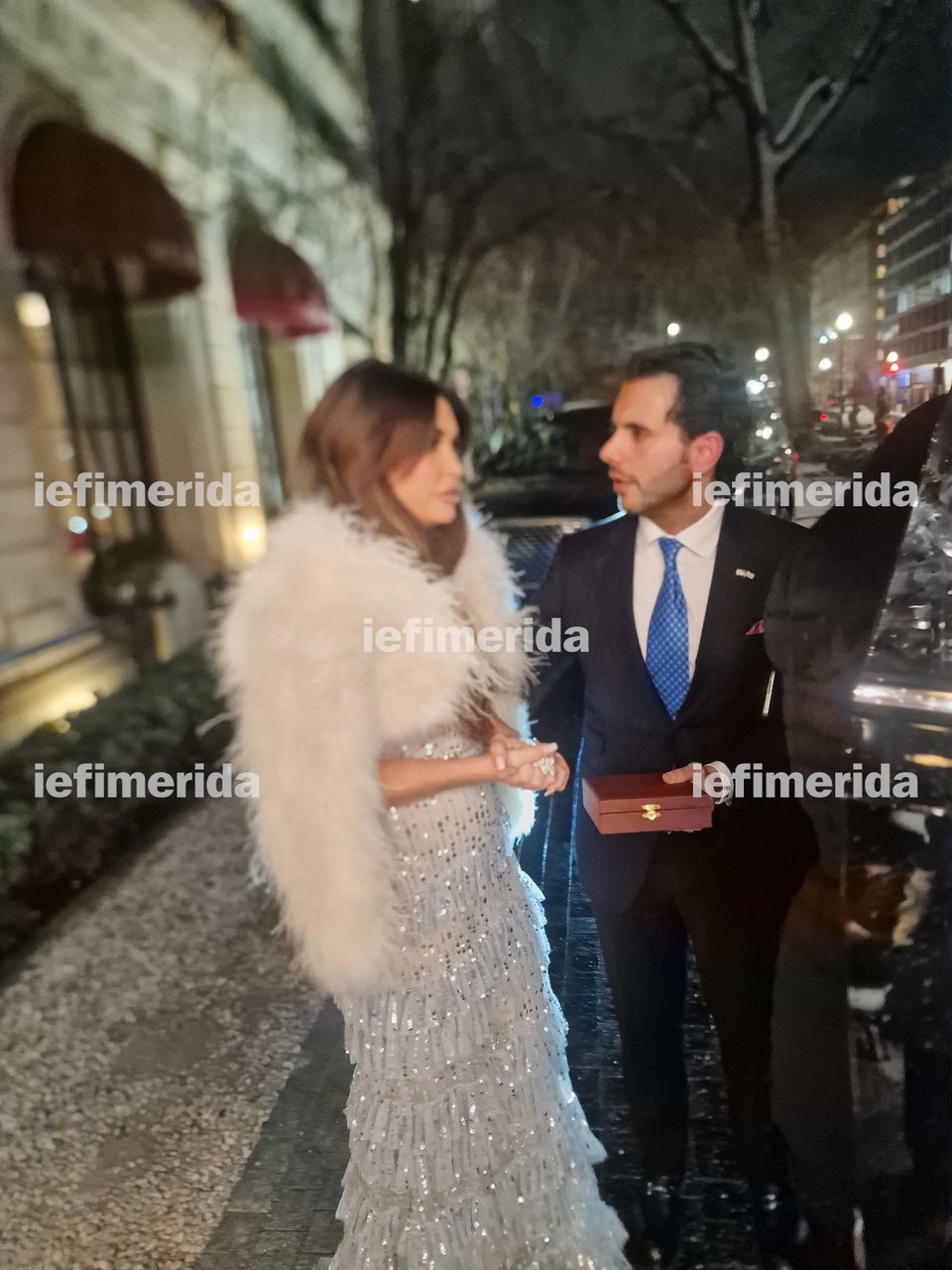 Η Κίμπερλι Γκίλφοϊλ με τον Χρήστο Μαραφάτσο