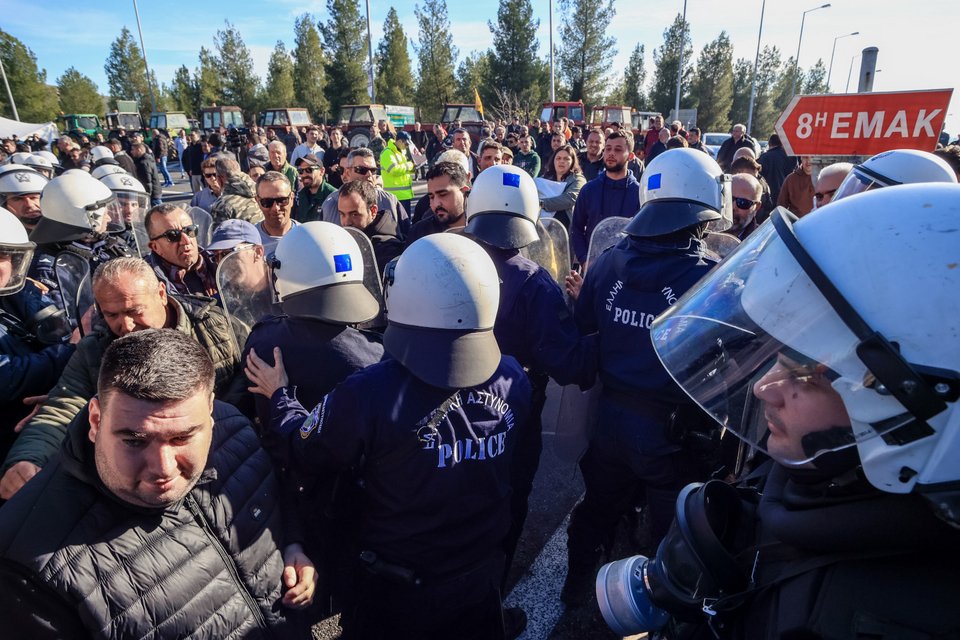 Επεισόδια σε Πέλλα και Θεσσαλία / Φωτογραφία EUROKINISSI