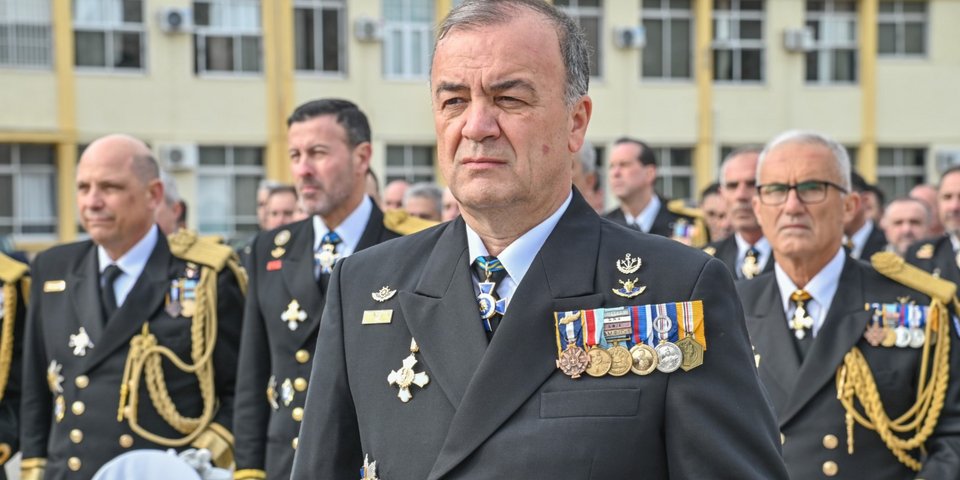 Ο νέος αρχηγός Στόλου αντιναύαρχος Χρήστος Σασιάκος