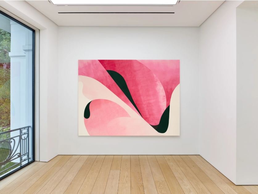  © Sarah Crowner,&nbsp;Night for Day, 2024, installation view,&nbsp;Photo: Stathis Mamalakis /Courtesy Gagosian 