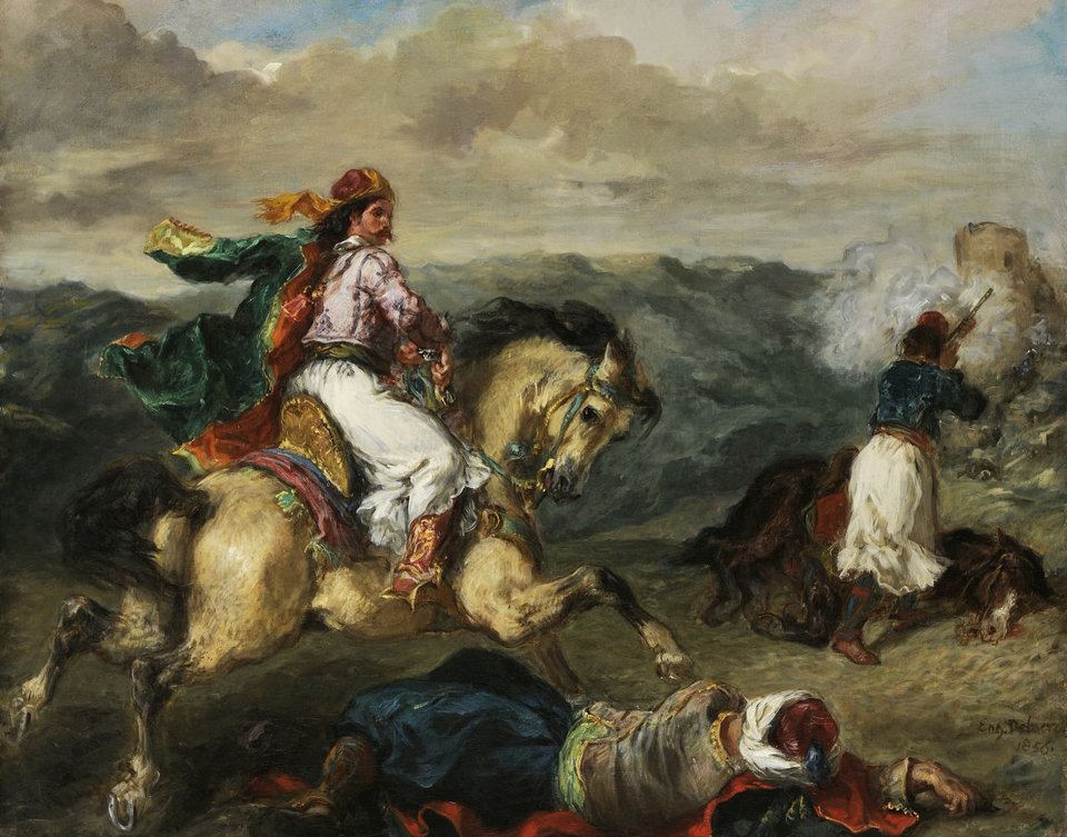 Το έργο του Delacroix Επεισόδιο του Ελληνικού Αγώνα
