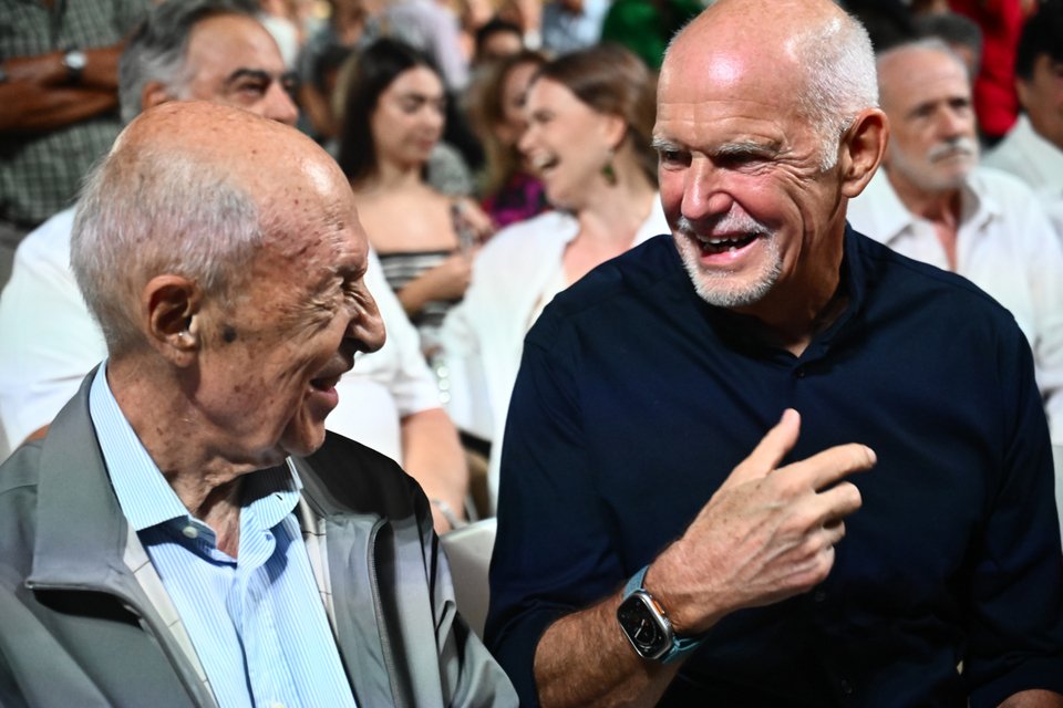 Γιώργος Παπανδρέου και Κώστας Σημίτης