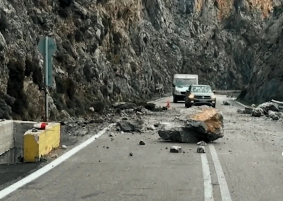 : Νέα κατολίσθηση στο φαράγγι Κουρταλιώτη