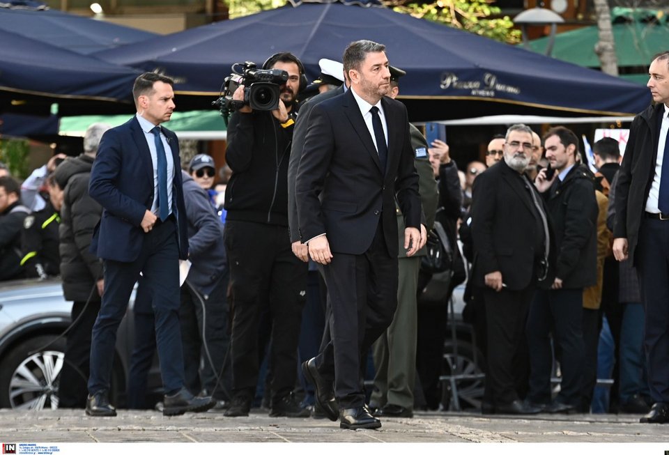 Ο πρόεδρος του ΠΑΣΟΚ Νίκος Ανδρουλάκης