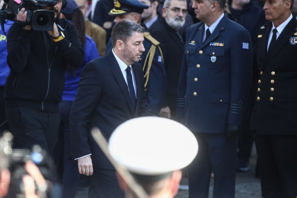 Ο πρόεδρος του ΠΑΣΟΚ Νίκος Ανδρουλάκης