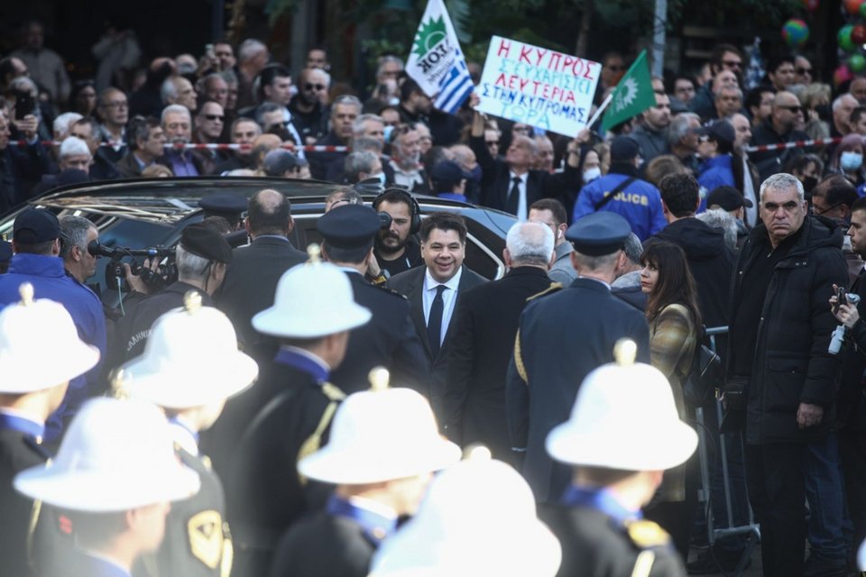 Ο απερχόμενος πρέσβης των ΗΠΑ Τζωρτζ Τσούνης