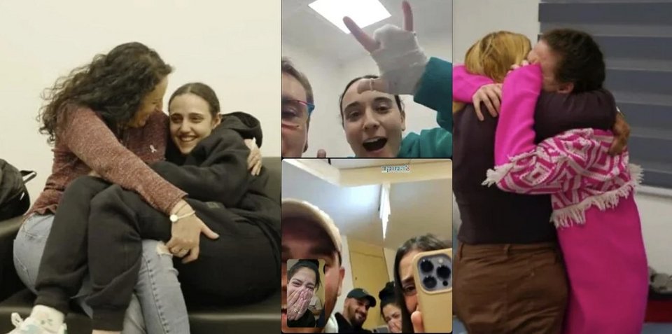 Στο Ισραήλ οι τρεις γυναίκες όμηροι που απελευθερώθηκαν από τη Χαμάς