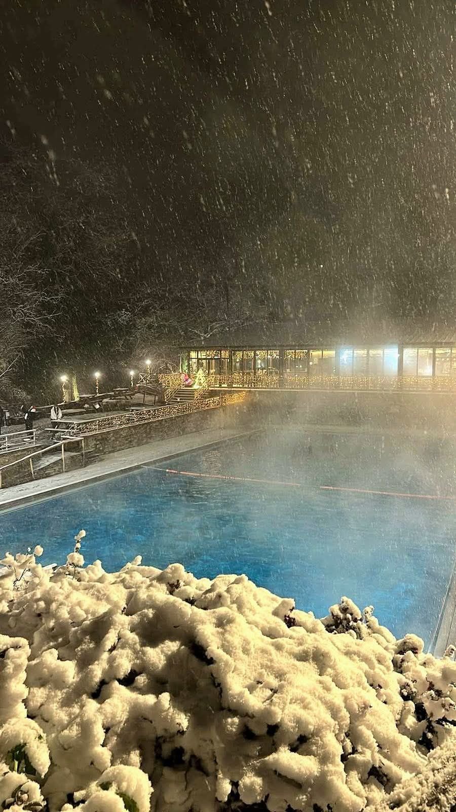 Χιόνια στα Λουτρά Πόζαρ