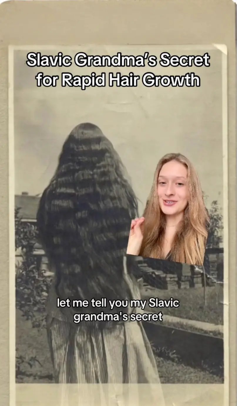 TikToker μοιράστηκε το μυστικό της γιαγιάς της για μακριά μαλλιά 