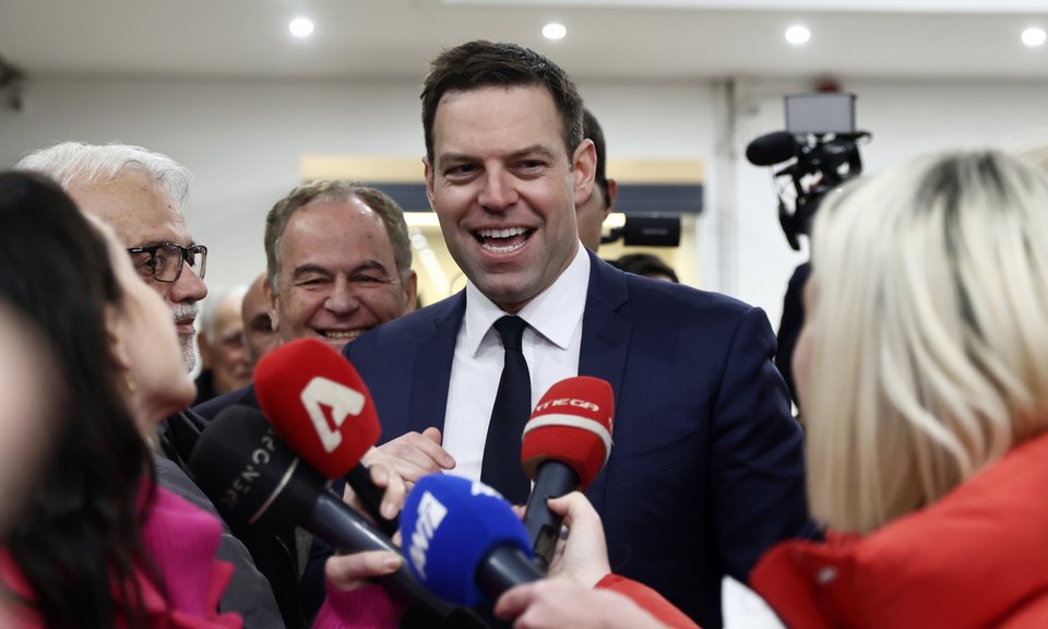 O Στέφανος Κασσελάκης κατά την άφιξή του στο Πολεμικό Μουσείο / Φωτογραφία: Intimenews