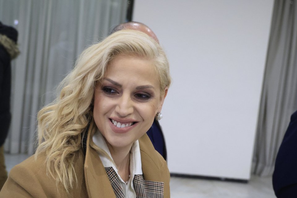 Παρούσα και η Ραλλία Χρηστίδου / Φωτογραφία: Eurokinissi