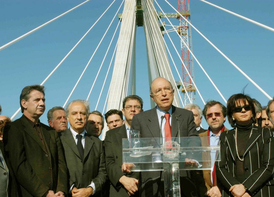 Η ομιλία Σημίτη στα εγκαίνια της γέφυρας στο Ρίο-Αντίρριο
