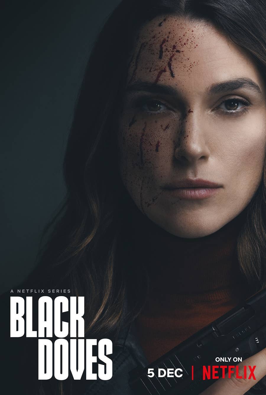 Η αφίσα της σειράς Black Doves του Netflix.